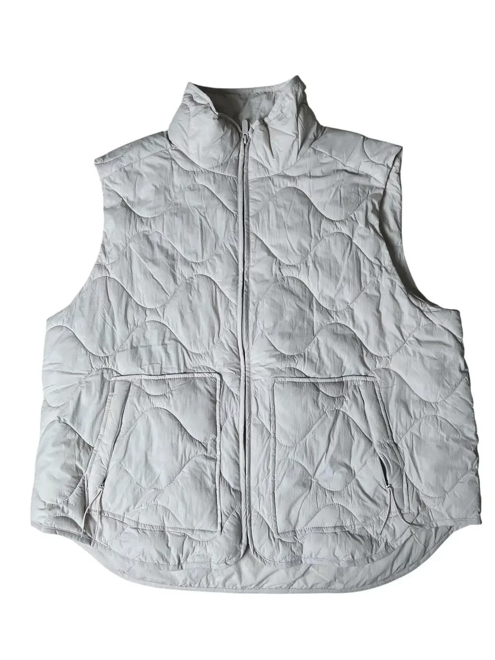 FLX Vest Womens XXL Pink Quilted Insulated Full Zip Pockets Collared Lined